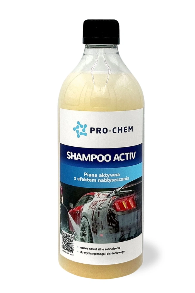 AKTIVNÍ ŠAMPON lití aktivní pěny s leštícím účinkem