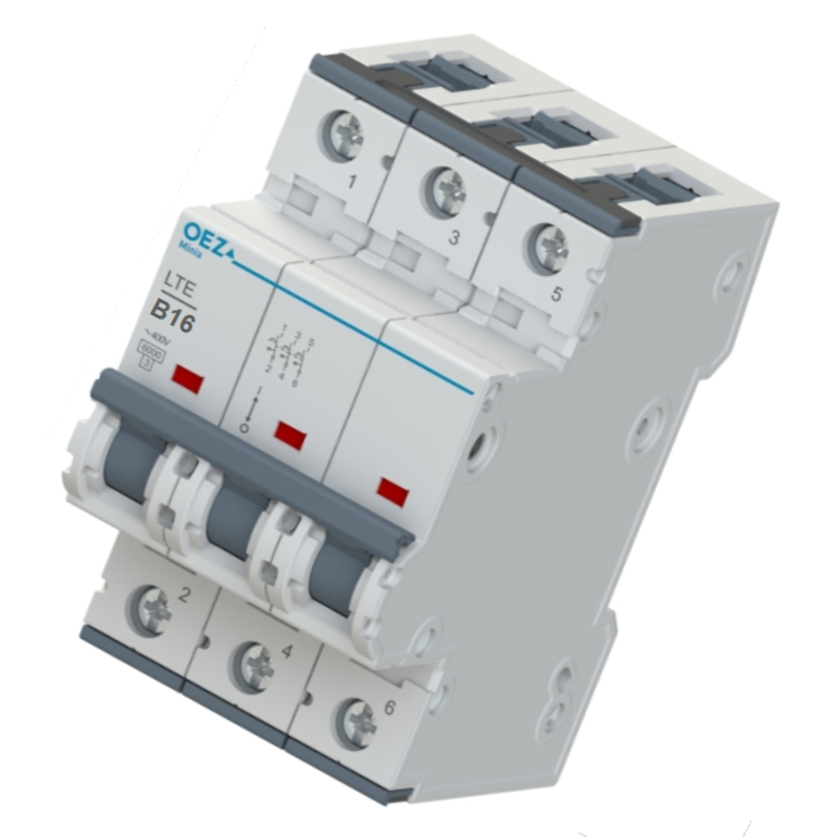 Třífázový jistič LTE-16B-3 6kA