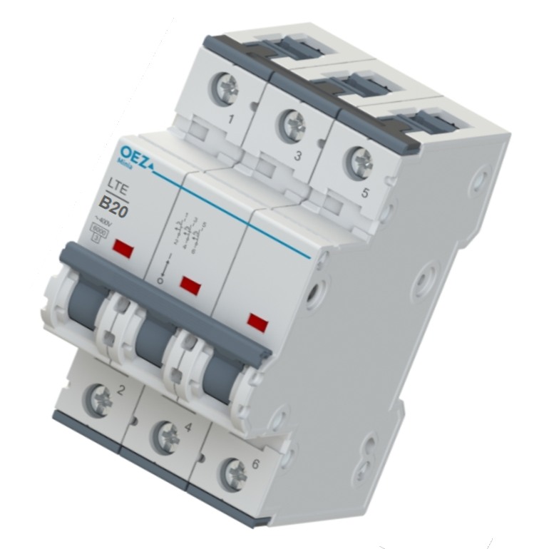 Třífázový jistič LTE-20B-3 6kA