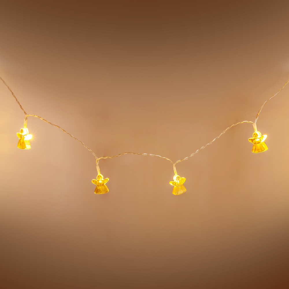GIRLANDA S ANDÍLKY Z AKRYLU 10 LED rxl 324