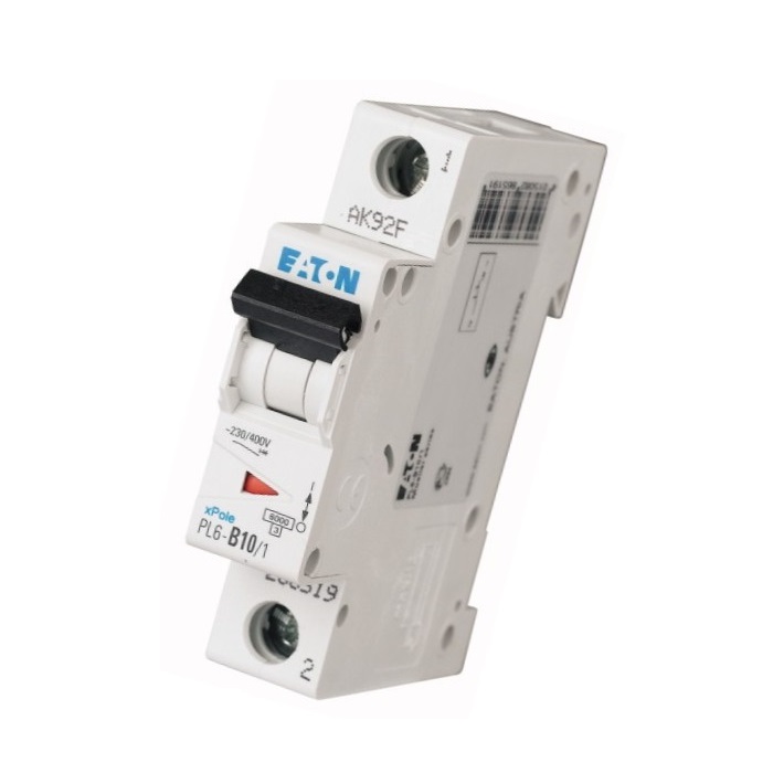 Jednofázový jistič Eaton 286519 PL6-B10/1