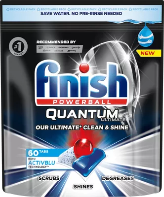 TABLETY DO MYČKY 60 KS FINISH QUANTUM