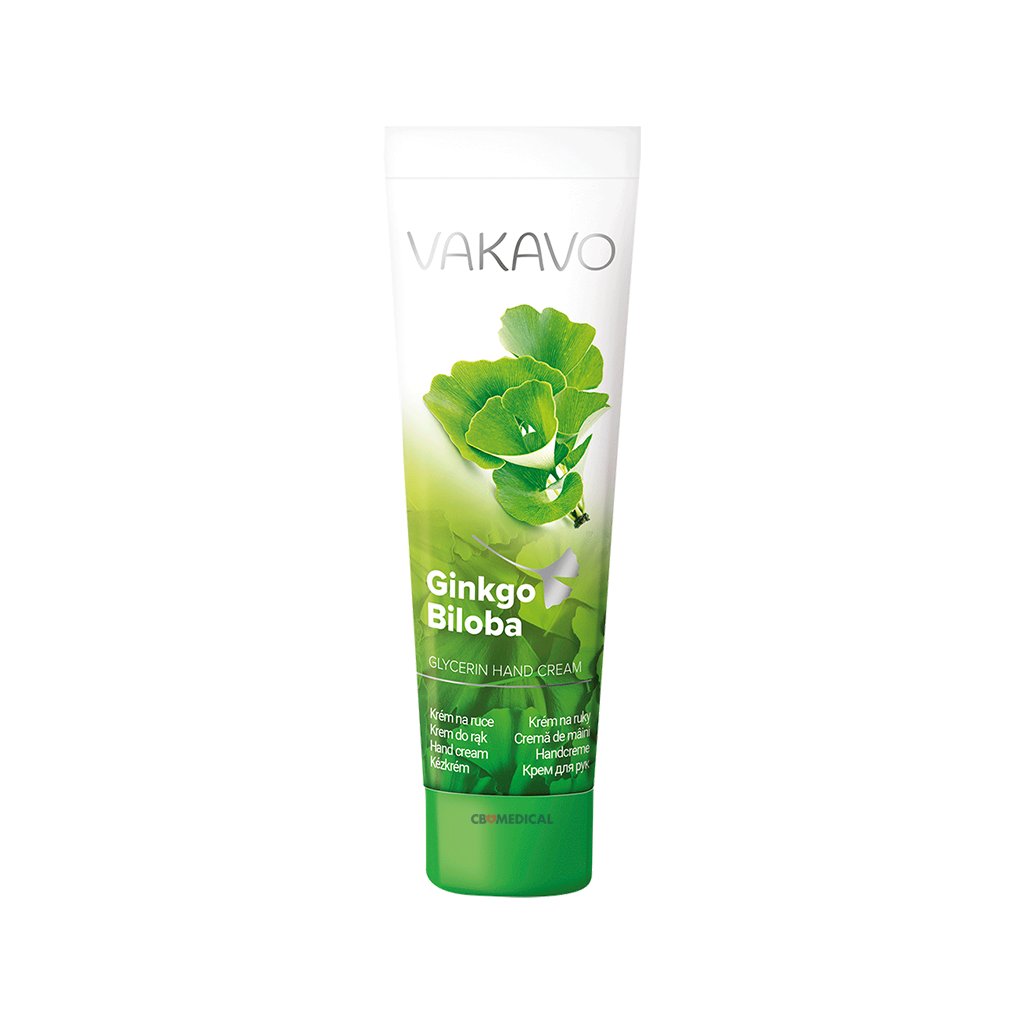 VAKAVO Ginkgo biloba glycerinový krém na ruce 100ml