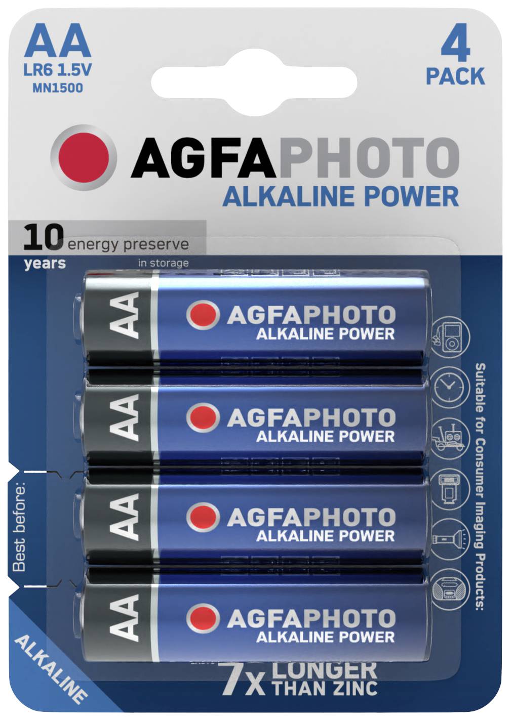 AgfaPhoto Power LR06 mikrotužková baterie AA alkalická