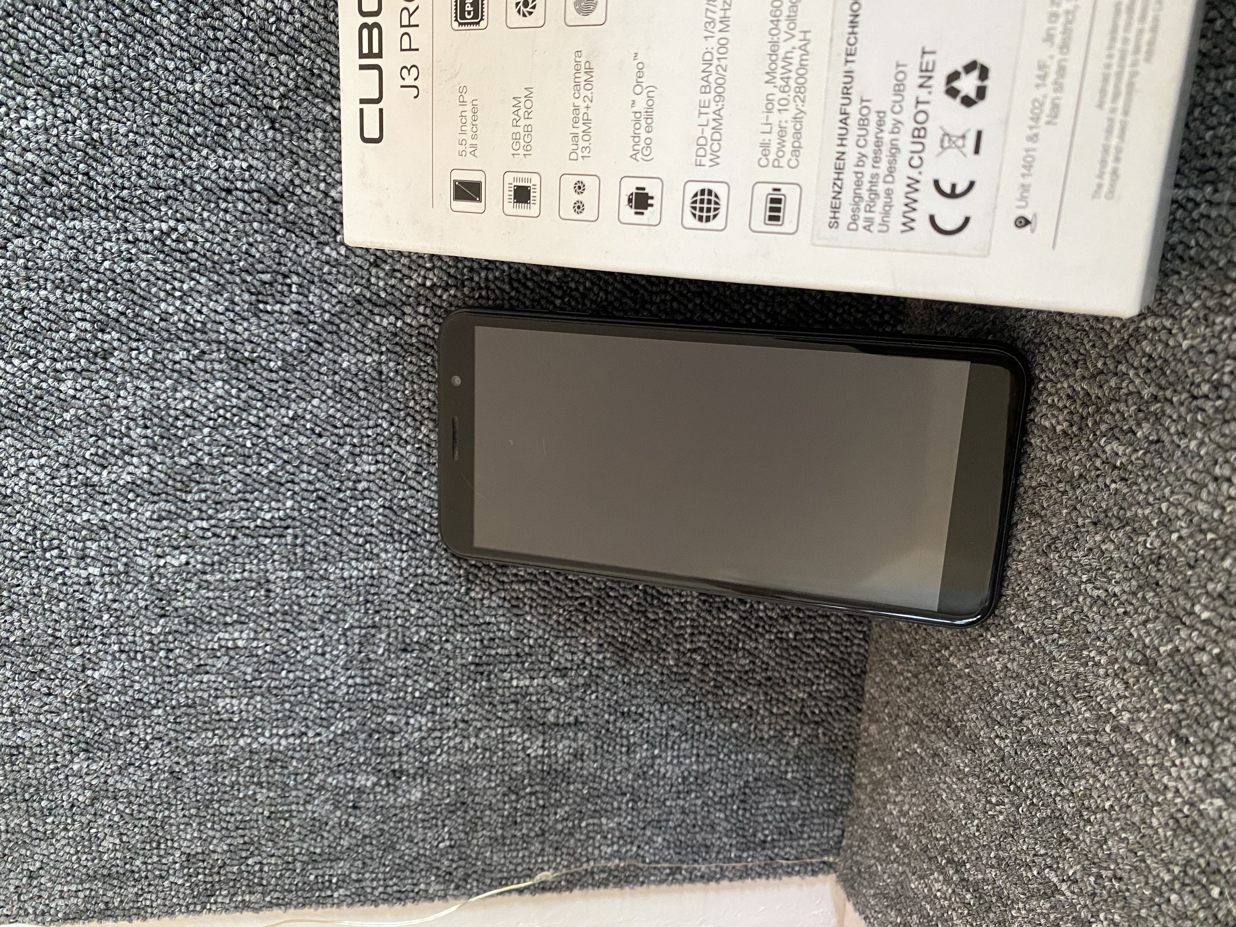 mobilní telefon Cubot J3 Pro