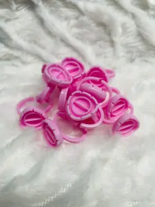 Prstýnky na lepidlo pro prodlužování řas