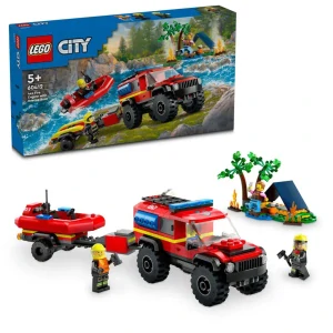 LEGO City 60412 Hasičský vůz 4x4 a záchranný člun