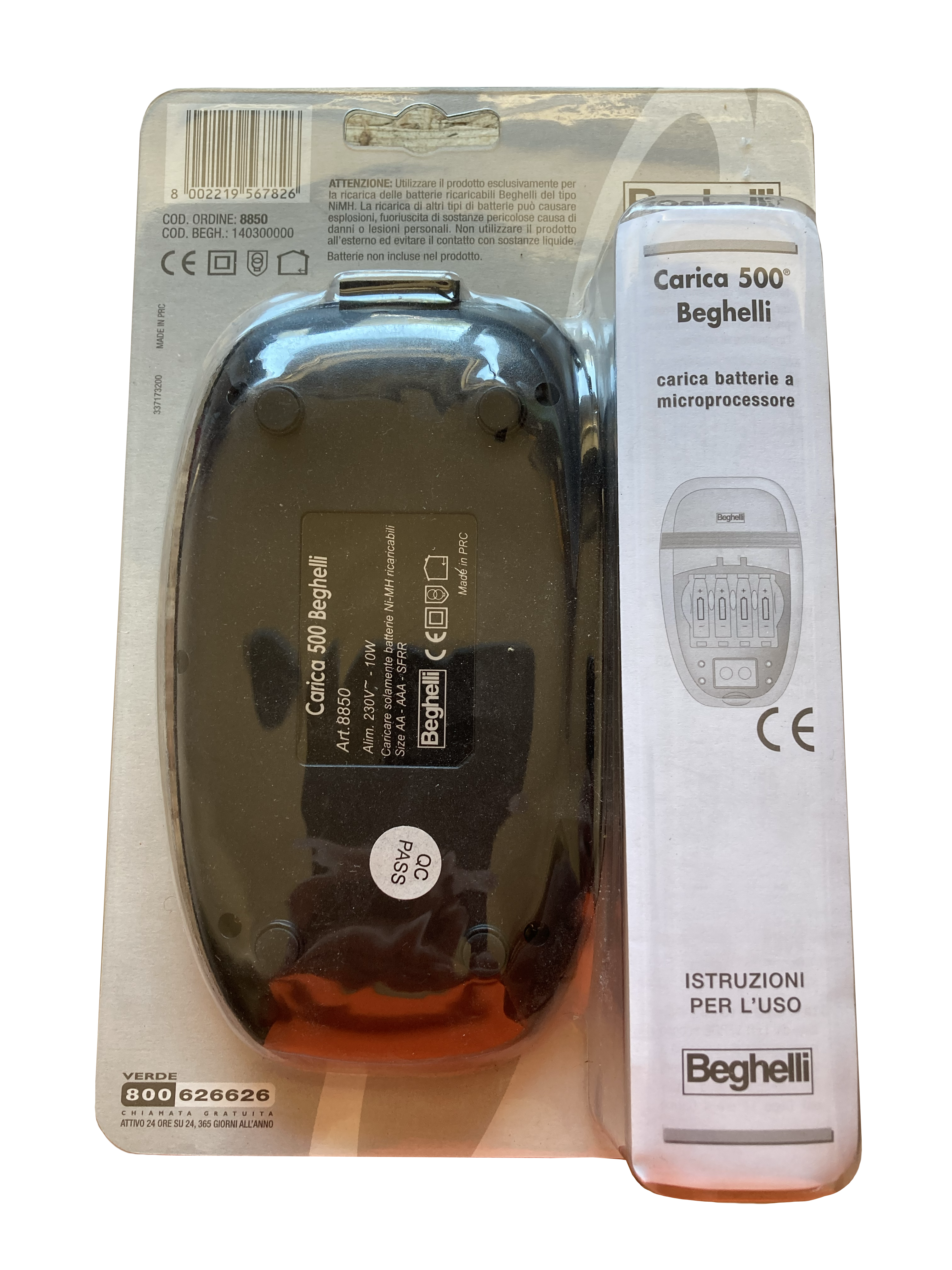 nabíječka beterií Carisa500 AA-AAA-9V