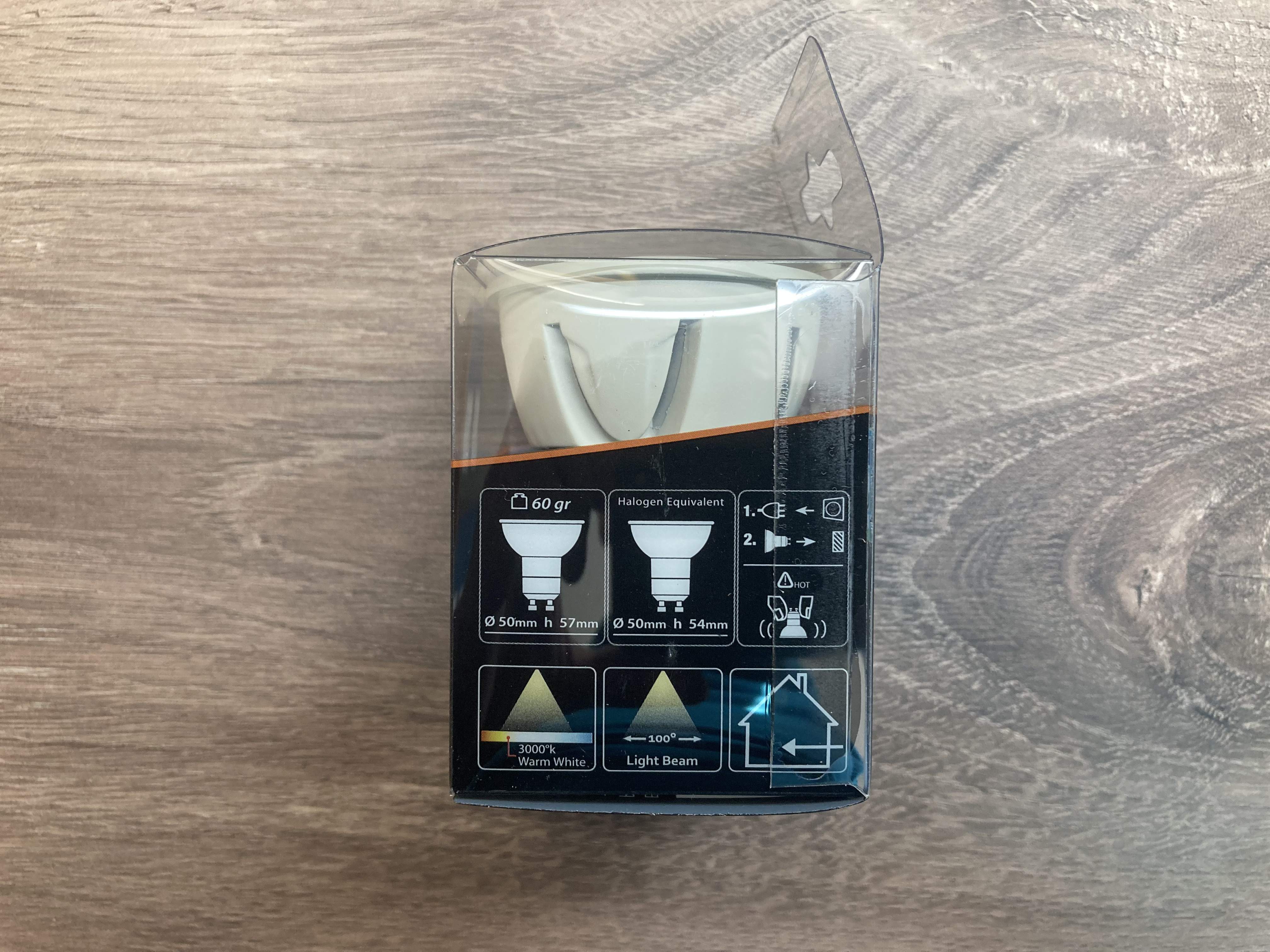 LED žárovka 5W GU10 LL-HPGU225C 3000K teplá bílá