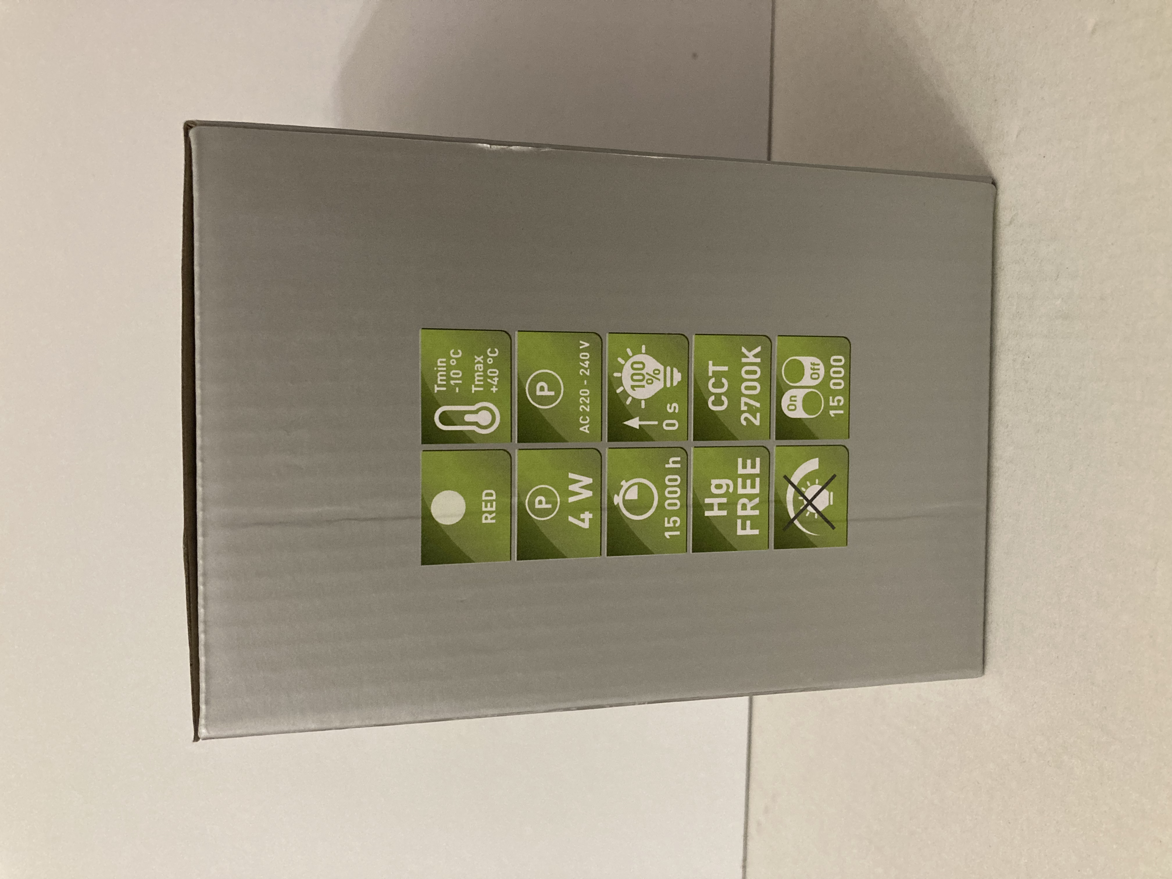 LED žárovka vánoční G95 E27 červená RETLUX RXL 368