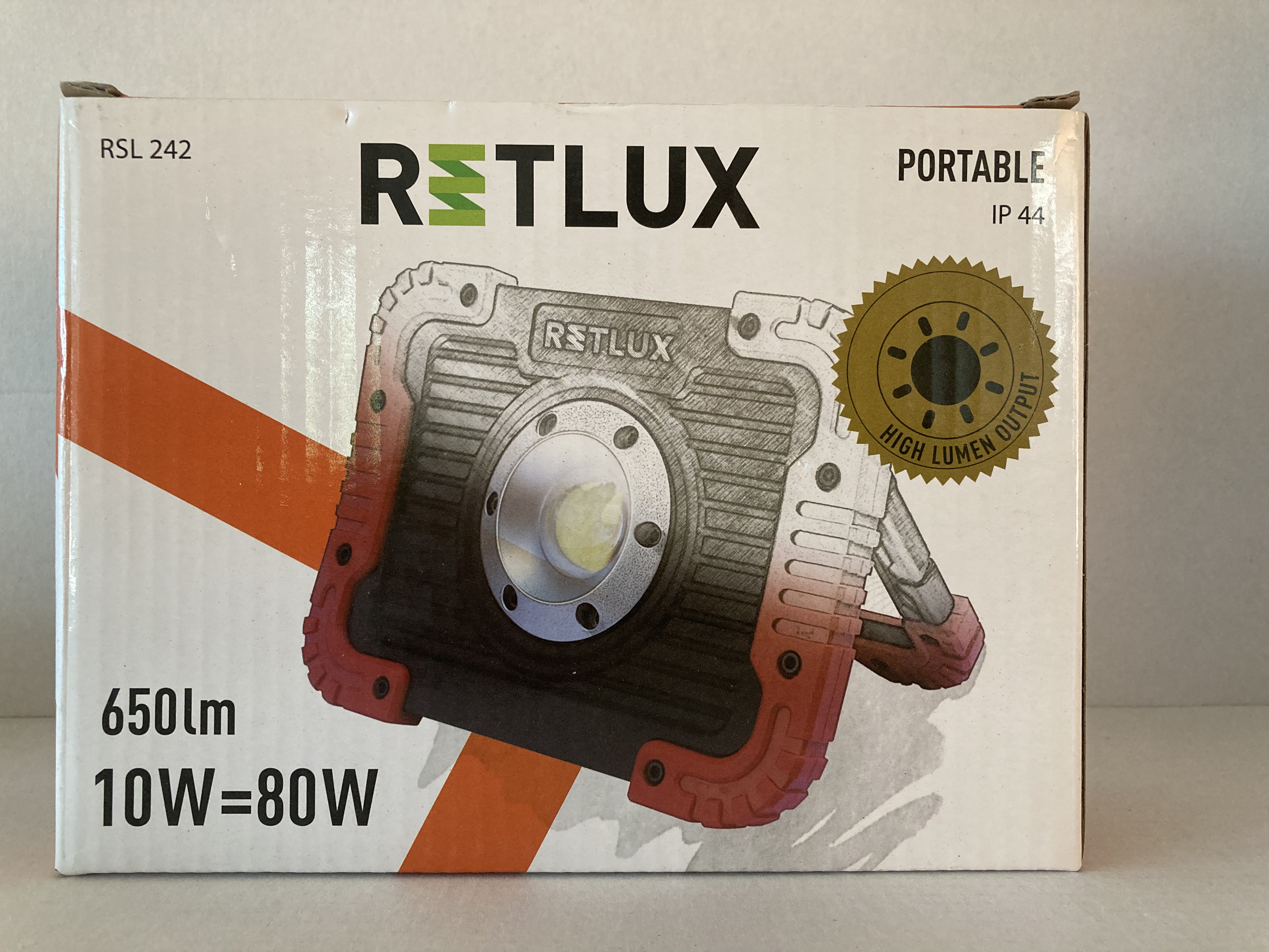 LED reflektor bateriový RETLUX RSL 242 10W