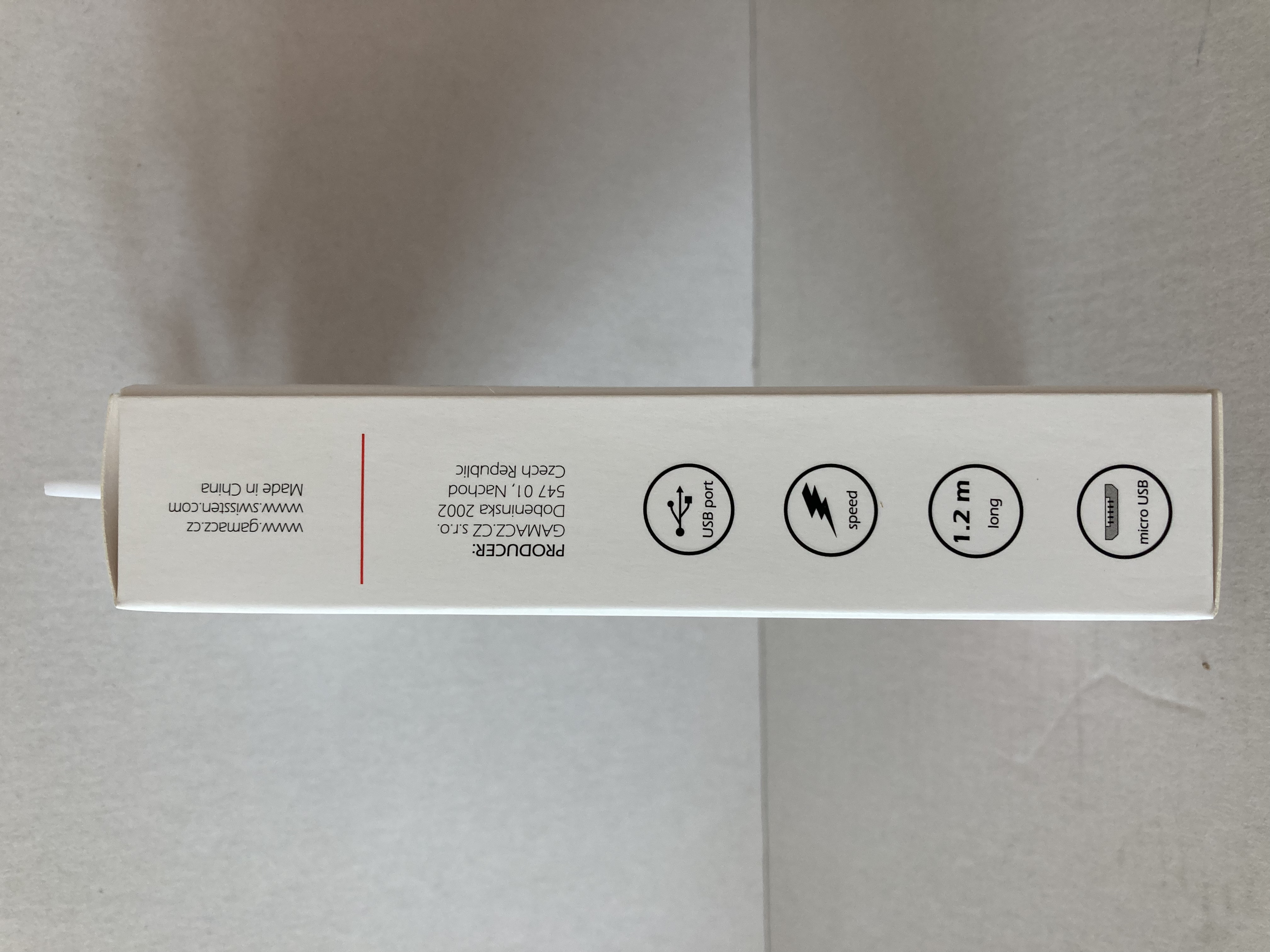 kabel datový a nabíjecí SWISSTEN USB/micro USB 1,2m