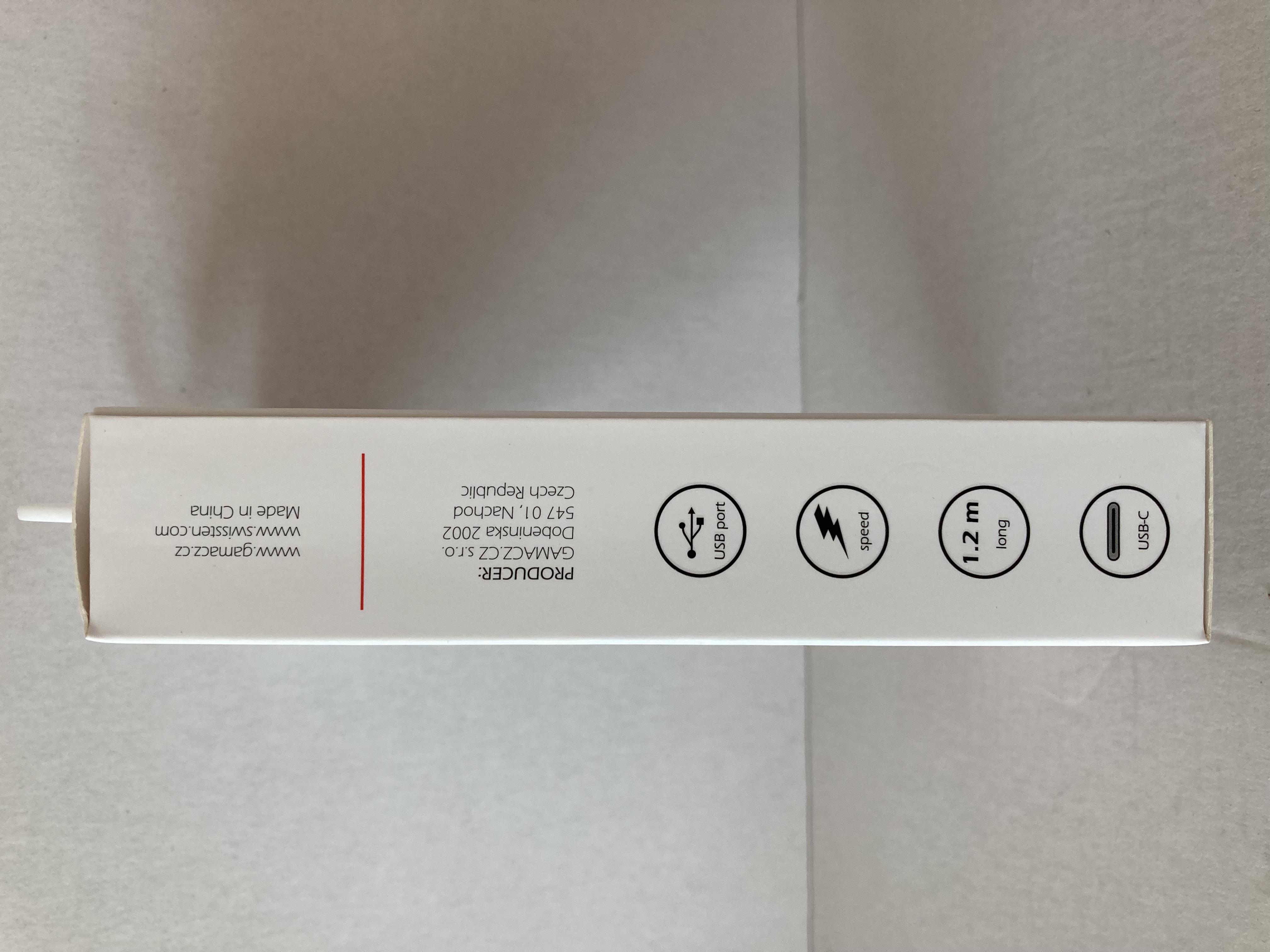 kabel datový a nabíjecí SWISSTEN USB/USB-C 1,2m