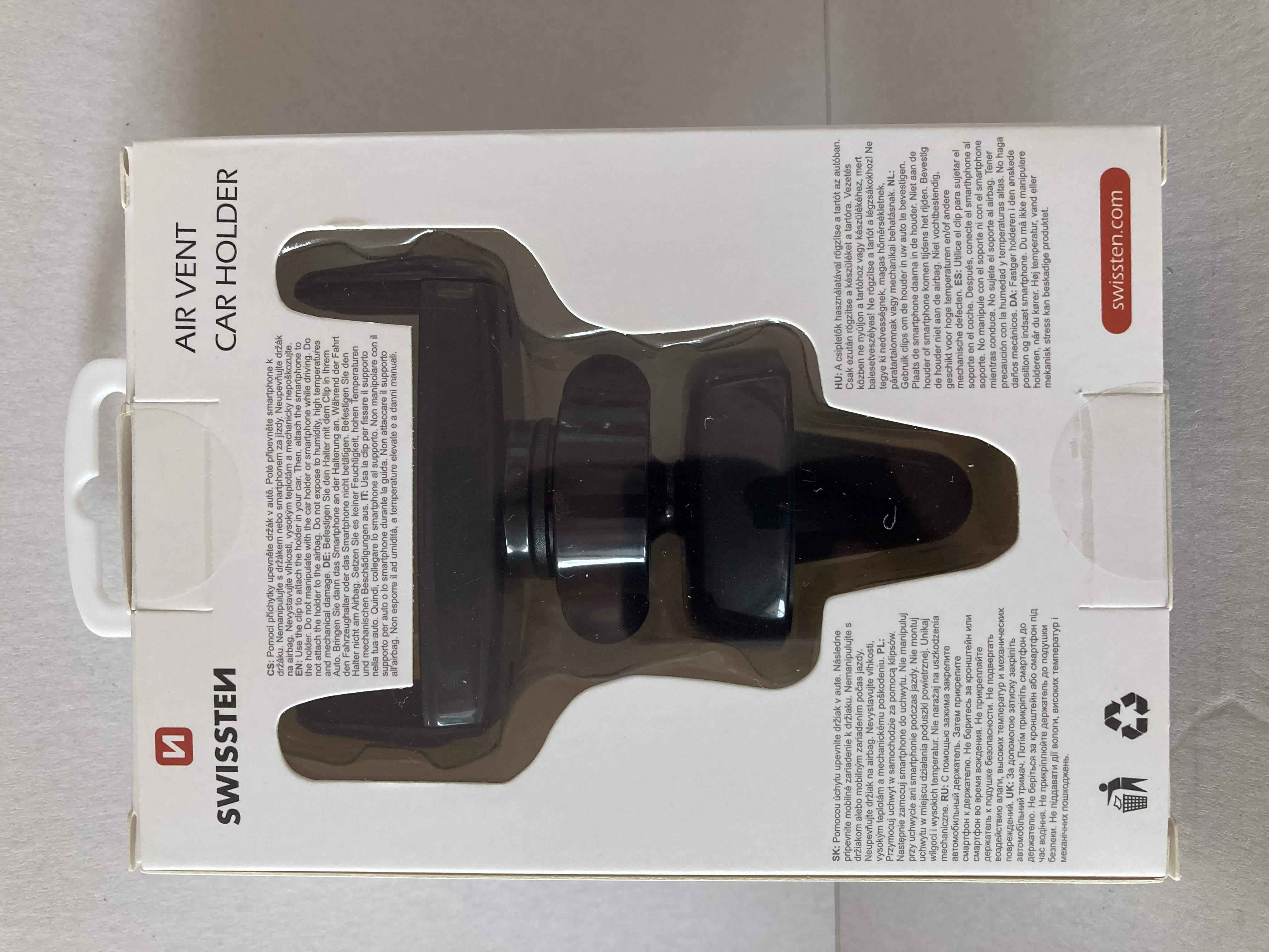 držák na mobil SWISSTEN S-GRIP AIR VENT AV-2 do ventilace univerzální 