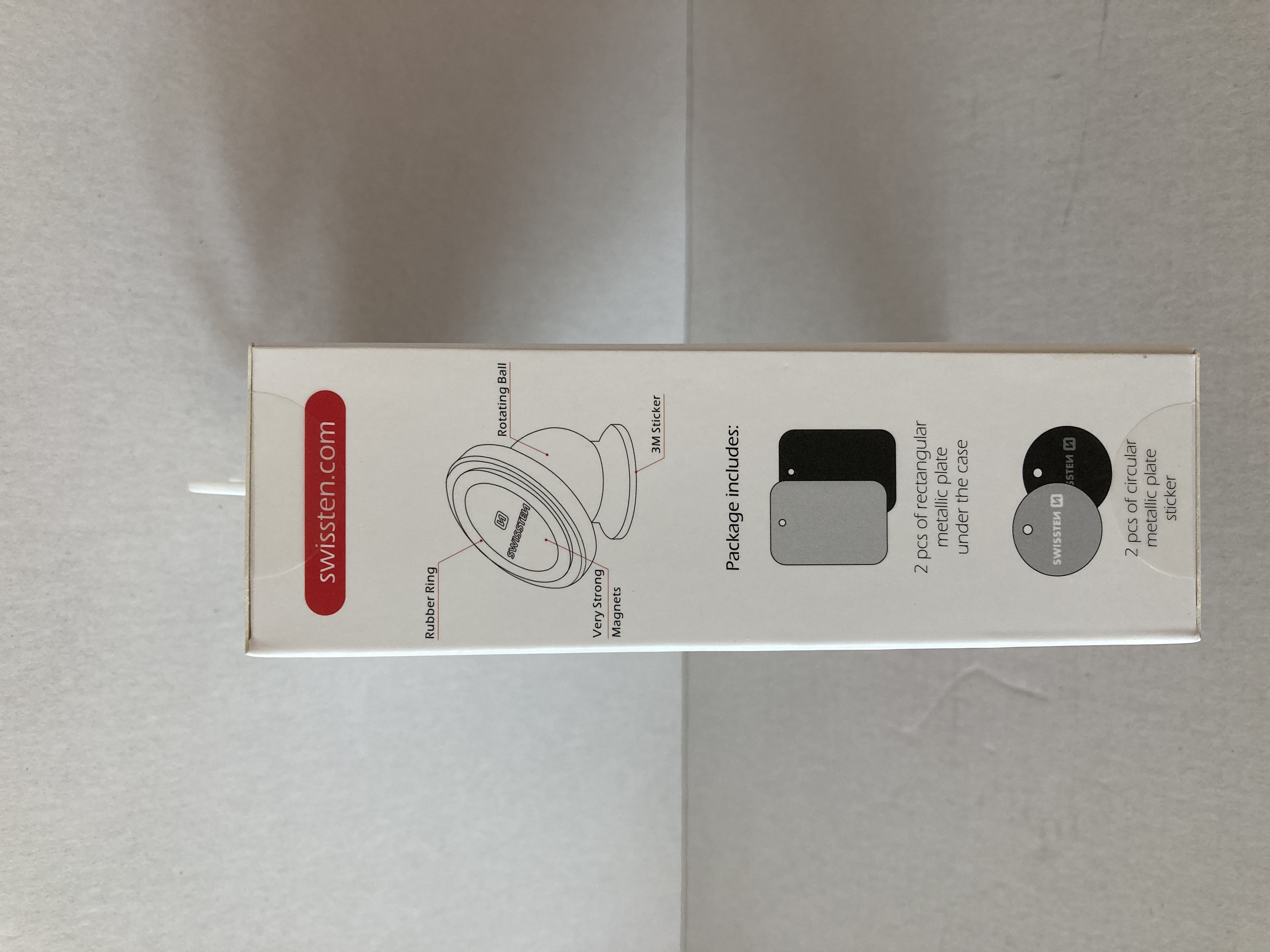 držák na mobil SWISSTEN S-GRIP DASHBOARD M2 magnetický na palubní desku, stříbrný
