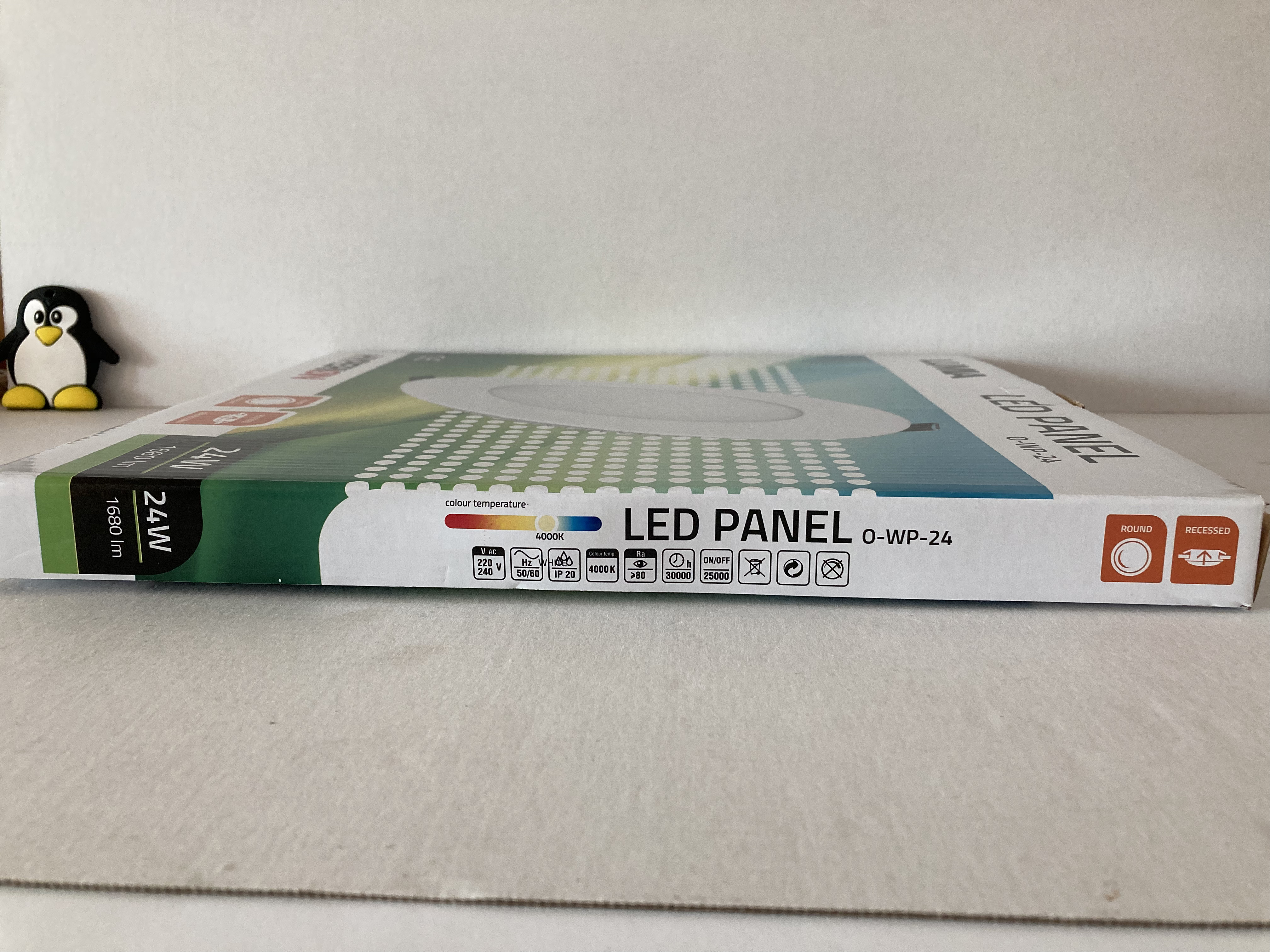 LED svítidlo vestavné LUMIA O-WP-24 24W 4000K neutrální bílá 1680lm