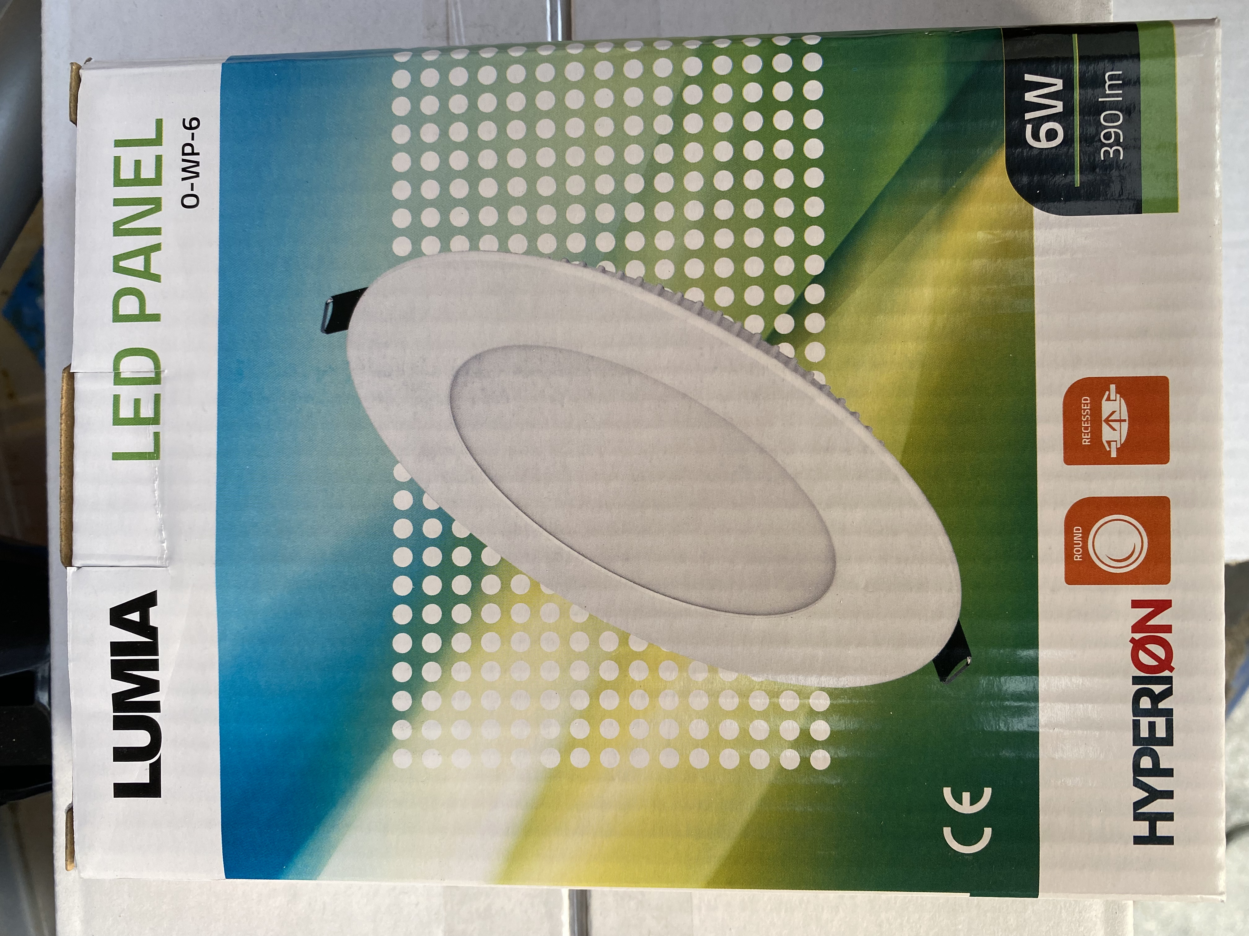 LED svítidlo vestavné LUMIA O-WP-6 6W 4000K neutrální bílá 390lm