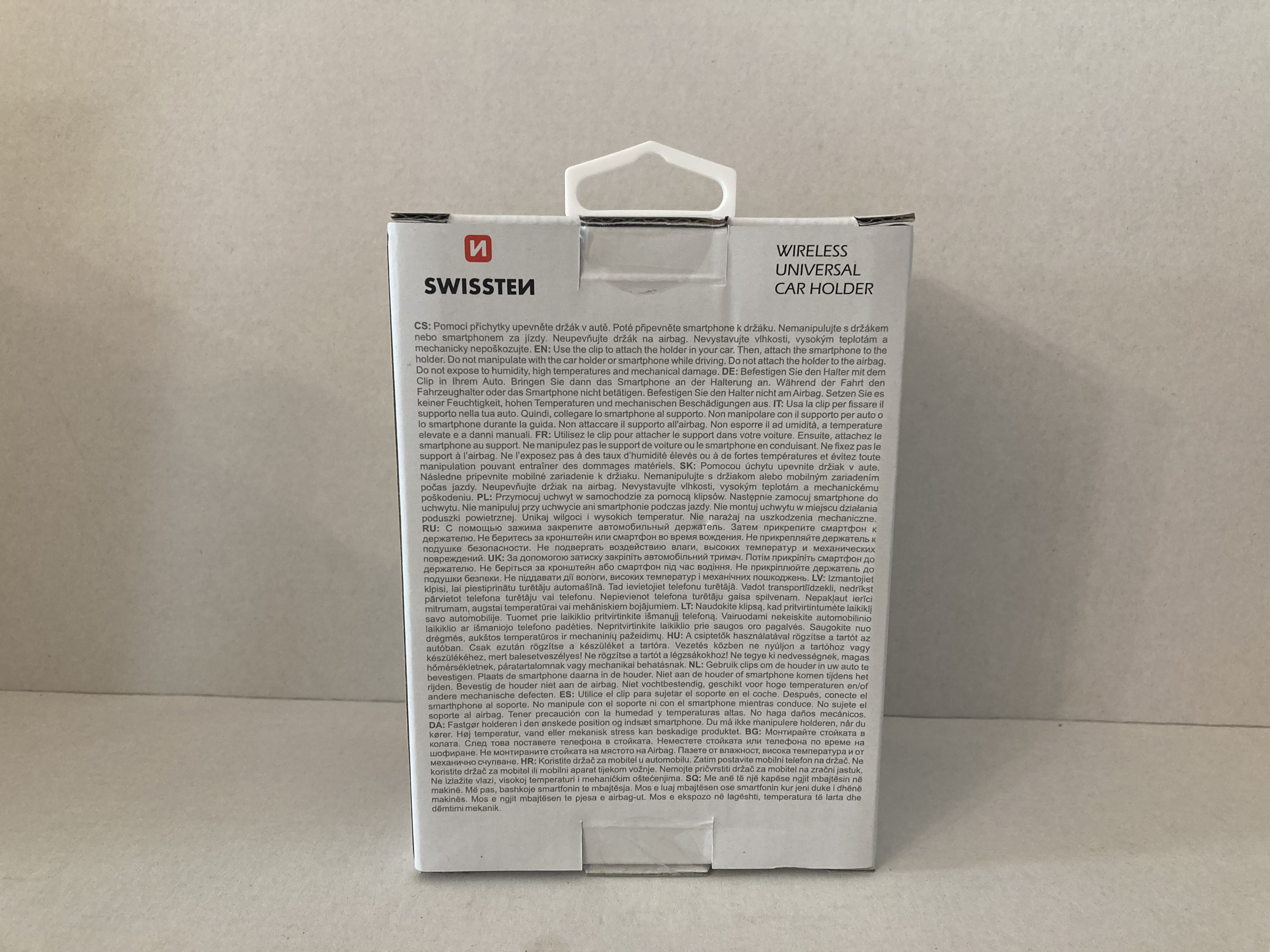 drzák na mobil s bezdrátovým nabíjením SWISSTEN S-GRIP WIRELESS WM1-AV3 magnetický do ventilace