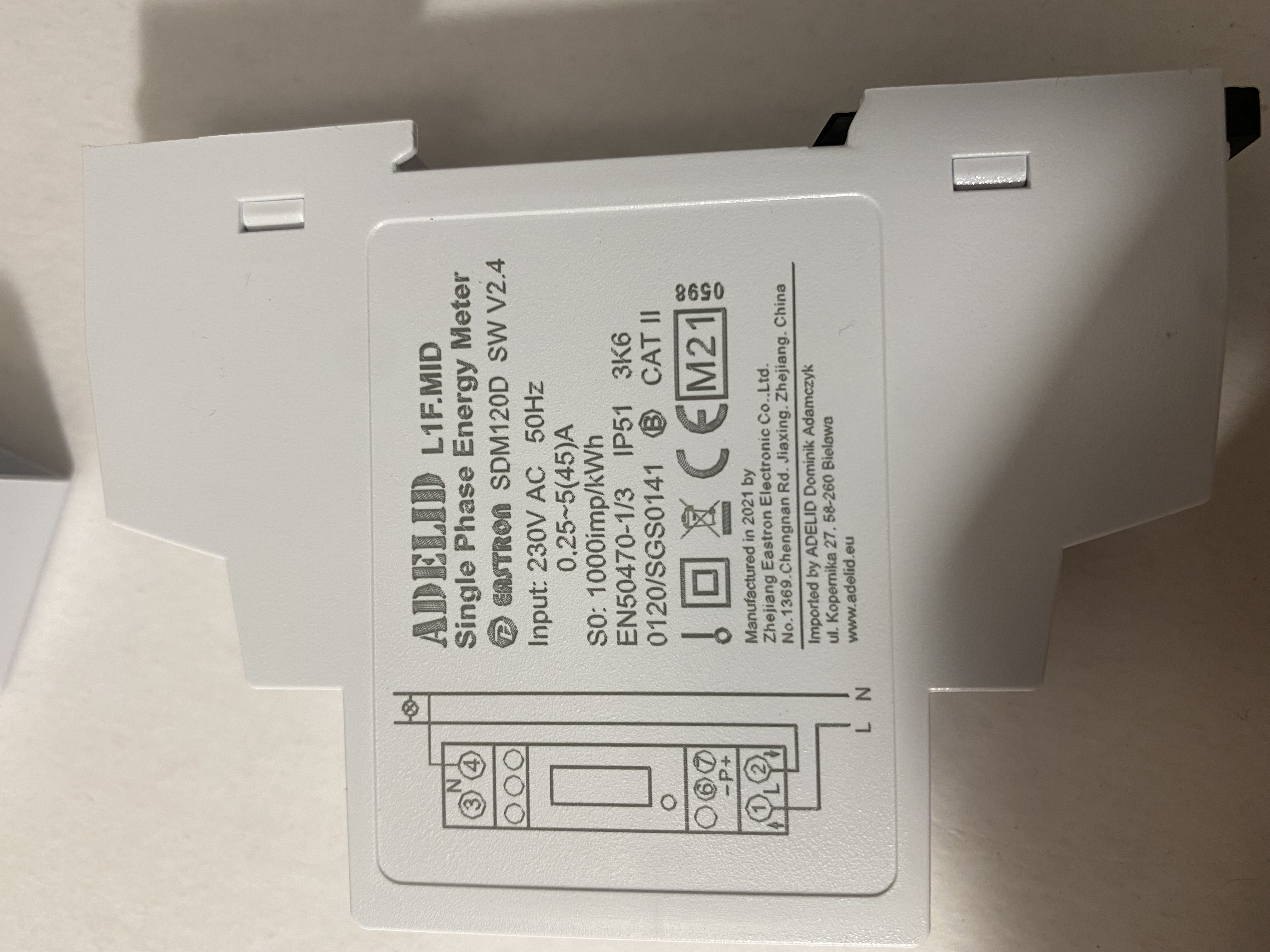 Elektroměr 1 fázový 