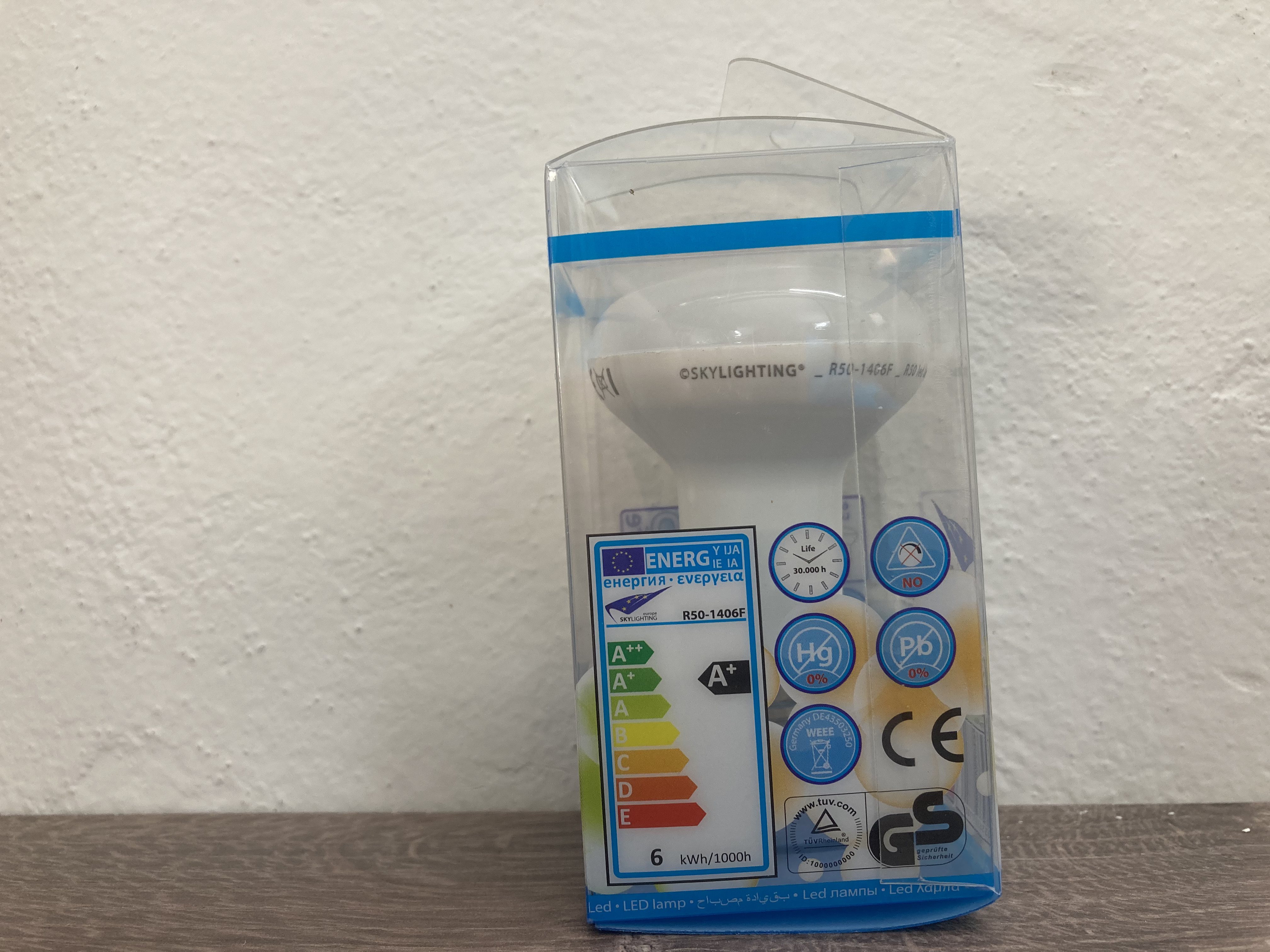 LED žárovka bodová E14 6W SKYLIGHTING R50-1406F 6400K denní bílá