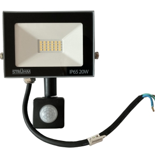 LED reflektor se senzorem KROMA LED S 20W šedé 4500K neutrální bílá 1600lm