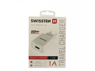 nabíječka SWISSTEN TRAVEL CHARGER 1 USB 1A
