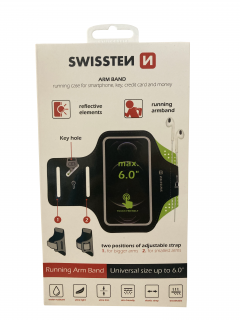 pouzdro na ruku SWISSTEN Running Arm Band 6,0"