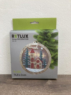 vánoční dekorace Kostelík 5 LED Retlux RXL 332