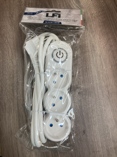 Prodlužovací kabel s vypínačem 1,5m, 3 zásuvky 16A