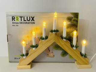 vánoční dekorace Svícen 7 LED RETLUX RXL 234
