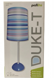 stolní lampa profilite DUKE-T modrá E27