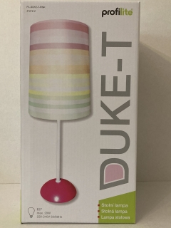 stolní lampa profilite DUKE-T růžová E27