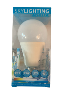 LED žárovka E27 15W SKYLIGHTING A65-I2715F 6400K denní bílá