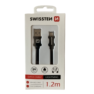 kabel datový a nabíjecí SWISSTEN USB/lightning 1,2m