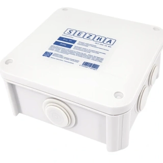 Krabice rozvodná plastová, 90x90x52 mm, IP 55, 850 C, UV, HF